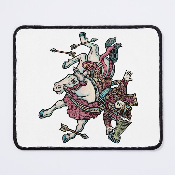 Item preview, Chinese or Asian traditional ancient warrior on white horse falling while holding cell phone designed and sold by LisaHaney.