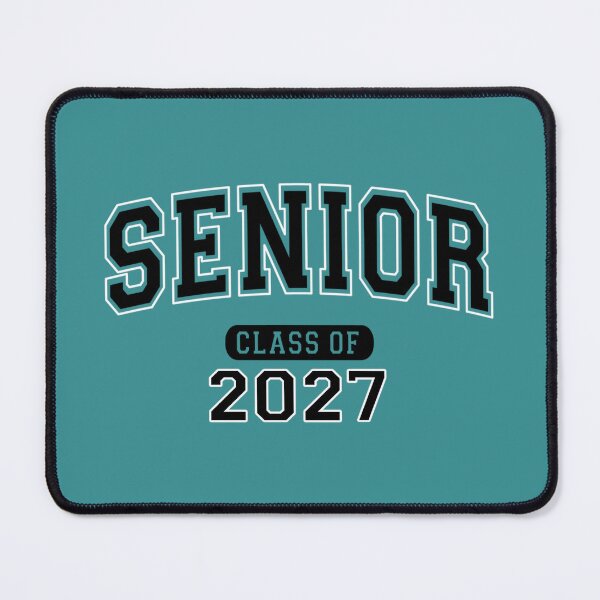 Item preview, Senior Class of 2027 Graduation Arched Varsity Black Letters Pullover Hoodie designed and sold by JohannaLilly.