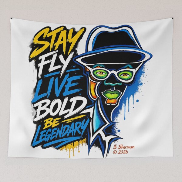 Item preview, Stay Fly. Live Bold. Be Legendary.™  designed and sold by Creative Expressions Art.