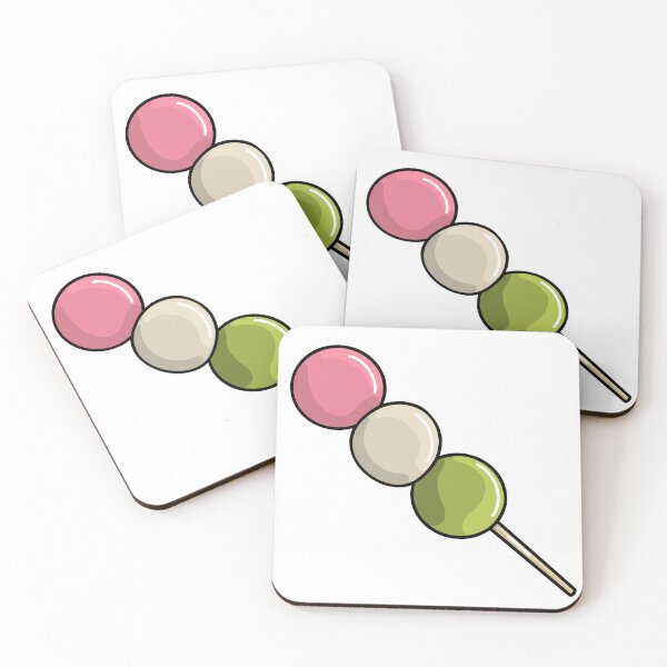Item preview, Dango Sticker | Postcards from Tokyo Collection designed and sold by BellaDesignCo.