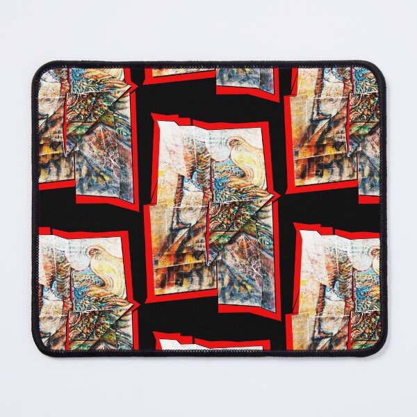 Item preview, Fragmented Reality - Colrful Cubist Surrealim Oil Texture II designed and sold by MAMA LXXVIII: Art by Marsailhe Milward.