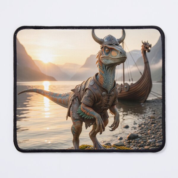 Item preview, Velociraptor Viking Sows Mayhem designed and sold by Tridentulus.