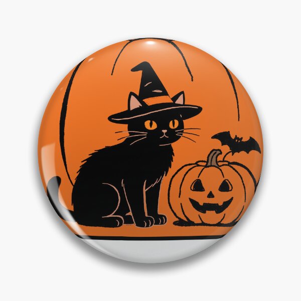 Item preview, Spooky Cat, Pumpkin & Bat  designed and sold by SugarCore.