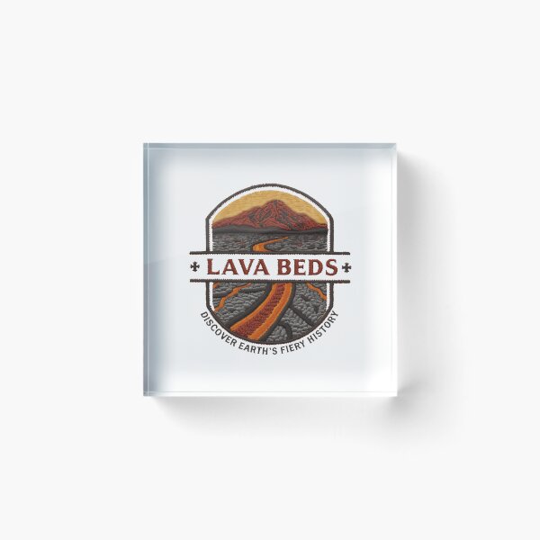 Item preview, Lava Beds Discover Earth's Fiery History Geology Volcano Explorer Traveler designed and sold by Simsimah26Parks.