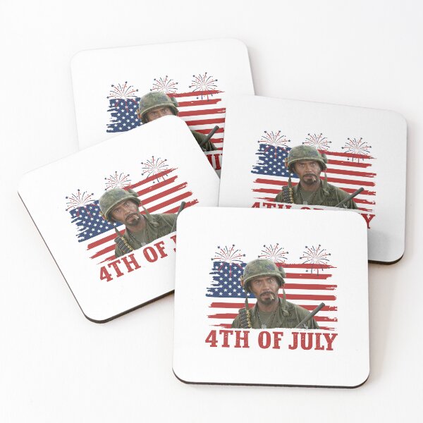Item preview, Tropic Thunder Never Go Full Retard 4th of July designed and sold by StanleyMJ.