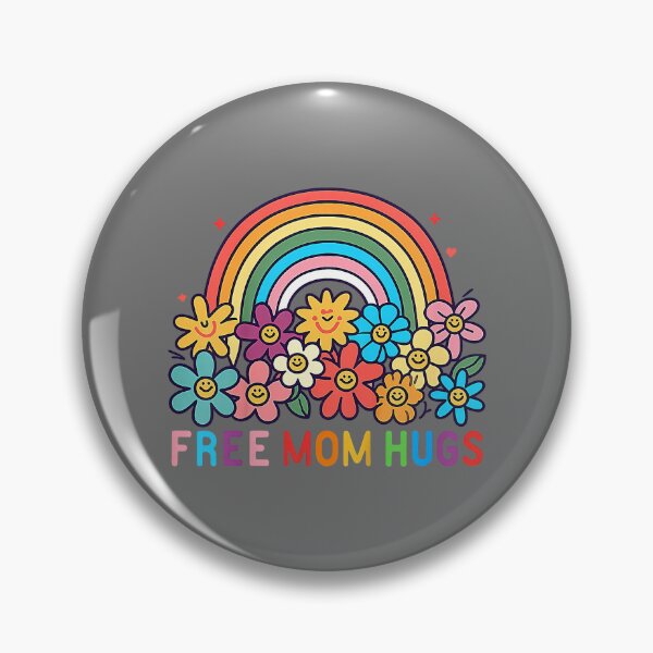 Item preview, Free Mom Hugs Pride - LGBTQ Gay Pride Month - Proud Ally Mom designed and sold by KristineLi.