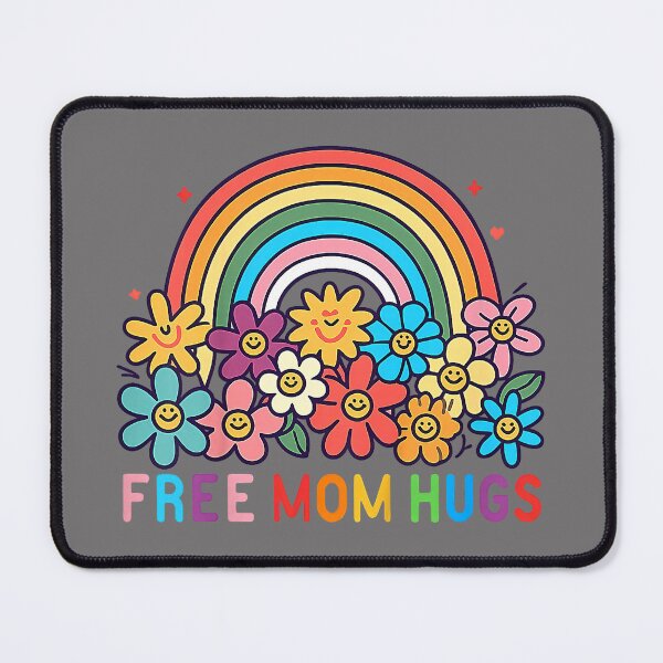 Item preview, Free Mom Hugs Pride - LGBTQ Gay Pride Month - Proud Ally Mom designed and sold by KristineLi.
