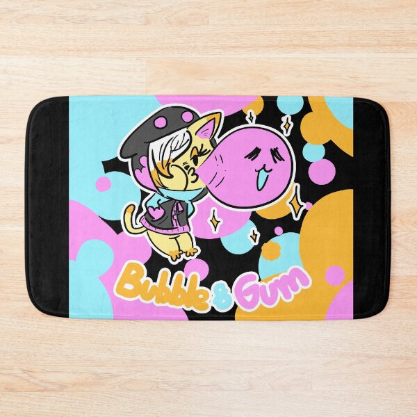 Item preview, Cat and Bubble Gum designed and sold by Vivivivin.