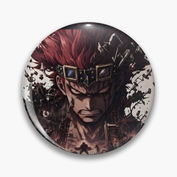 Item preview, Eustass Kid Cyberpunk Warlord – Dark Anime Pirate Captain Fan Art designed and sold by Dyan4.