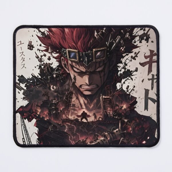 Item preview, Eustass Kid Cyberpunk Warlord – Dark Anime Pirate Captain Fan Art designed and sold by Dyan4.
