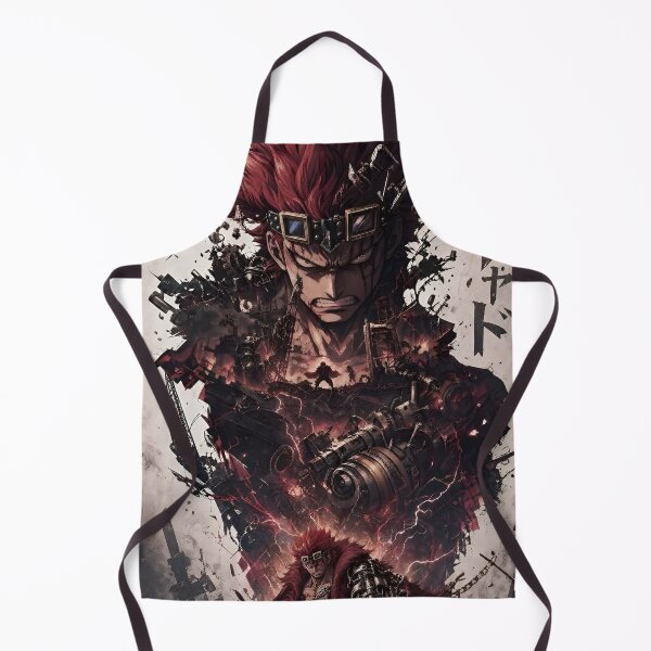Item preview, Eustass Kid Cyberpunk Warlord – Dark Anime Pirate Captain Fan Art designed and sold by Dyan4.