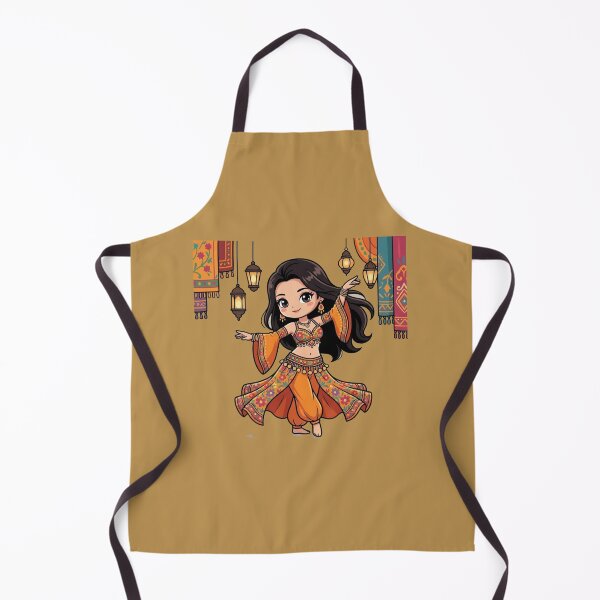 Item preview, Cute Belly Dancer | Kawaii Dance Girl Cartoon Design | Cultural Art designed and sold by morning sun.