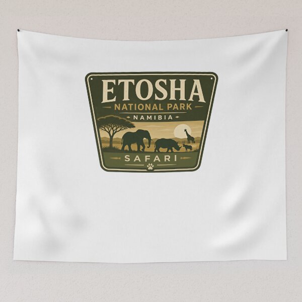Item preview, Etosha National Park Namibia Safari African Wildlife Traveler designed and sold by Simsimah26Parks.