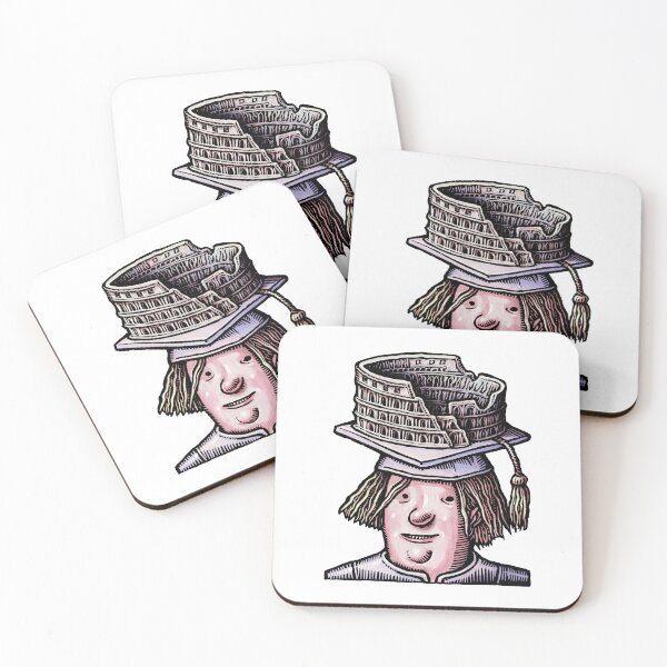 Item preview, A graduating woman or girl has the Colosseum on her mortarboard designed and sold by LisaHaney.
