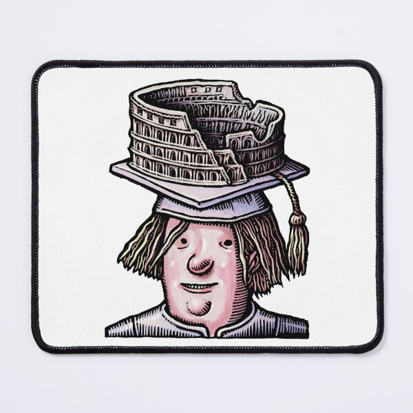 Item preview, A graduating woman or girl has the Colosseum on her mortarboard designed and sold by LisaHaney.