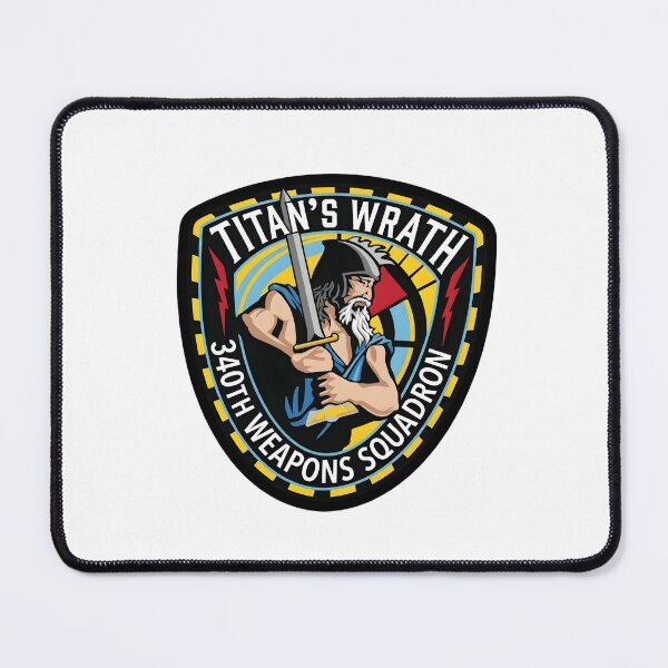 Item preview, USAF 340th Weapons Squadron "Titan's Wrath" Patch designed and sold by CharlieDesings.