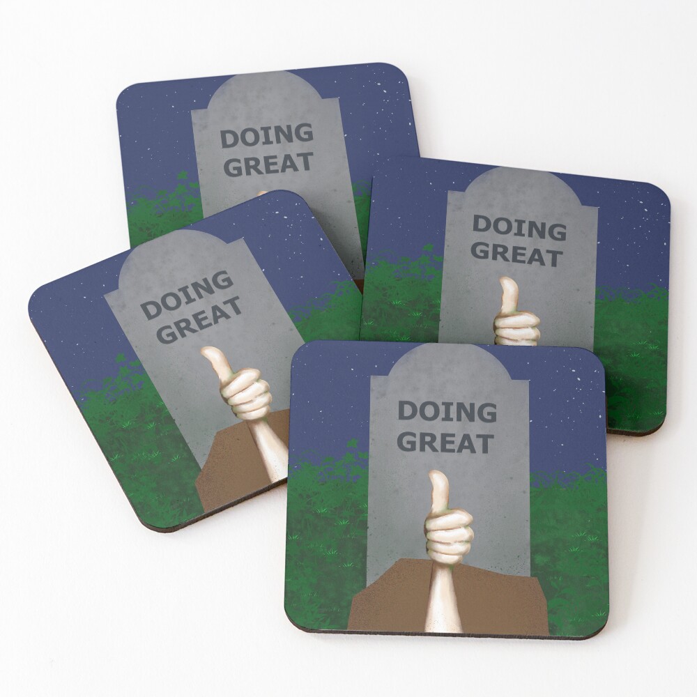 Item preview, Coasters (Set of 4) designed and sold by Battybatty.