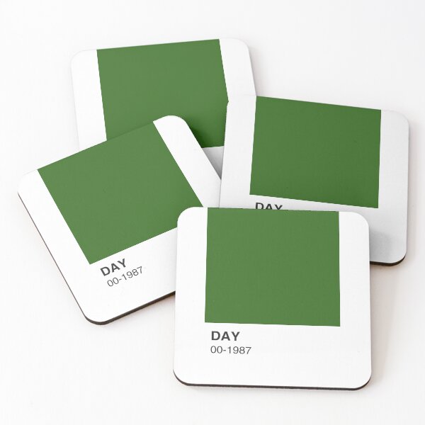 Item preview, Day Artist Green Colour Swatch - Full Width designed and sold by The Colourful Game.