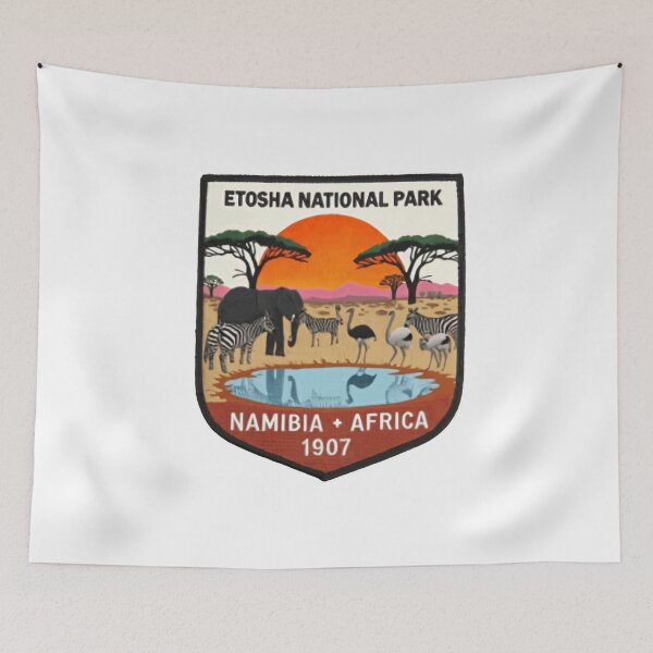 Item preview, Etosha National Park Namibia Africa 1907 Safari Wildlife Explorer Travel designed and sold by Simsimah26Parks.