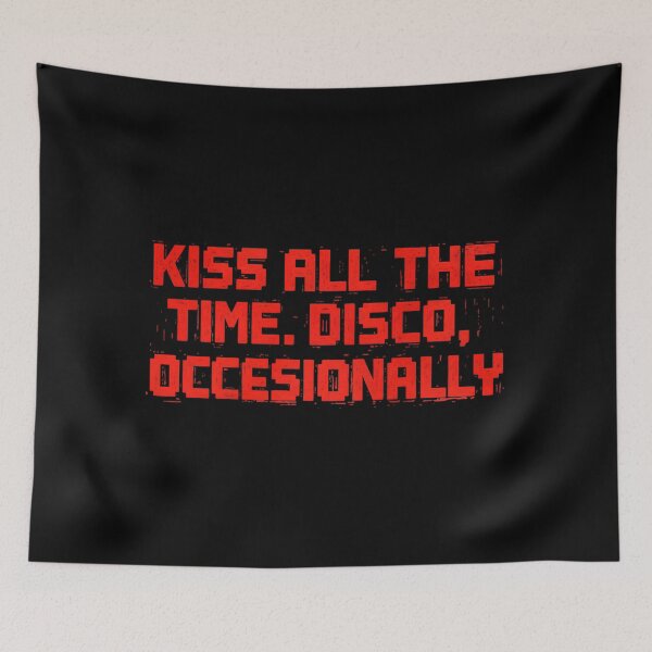 Item preview, Kiss All The Time. Disco Occasionally Baby Tee designed and sold by eliasmariano.