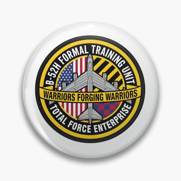 Item preview, USAF B-52H Formal Training Unit "Warriors Forging Warriors" Patch designed and sold by CharlieDesings.
