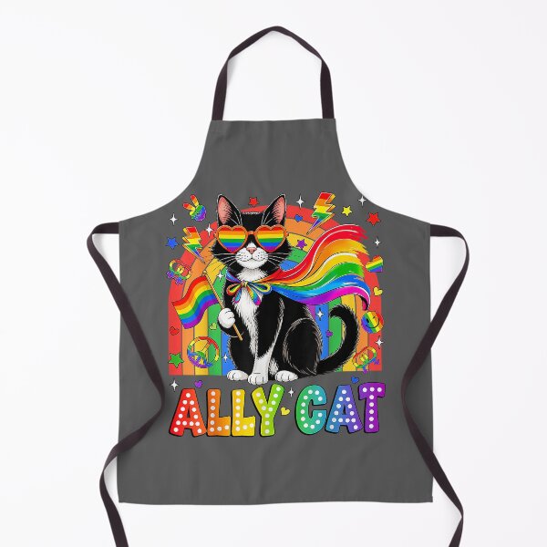 Item preview, Funny Ally Cat LGBTQ Gay Pride Month Rainbow Men Women Kids designed and sold by KristineLi.