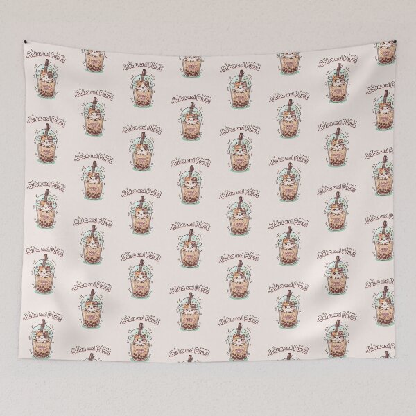 Item preview, Boba and Purrs designed and sold by AliveStyle.