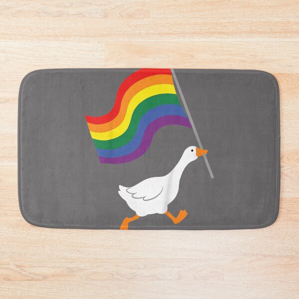 Item preview, Funny Ally Goose Rainbow Flag LGBTQ Lesbian Gay Pride Honk designed and sold by KristineLi.