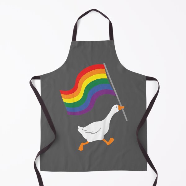 Item preview, Funny Ally Goose Rainbow Flag LGBTQ Lesbian Gay Pride Honk designed and sold by KristineLi.