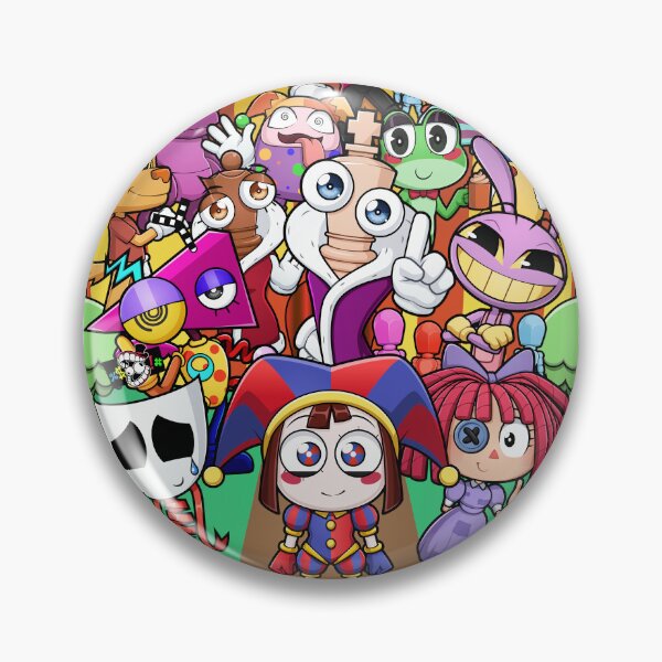 Item preview, the amazing digital circus chibis fanart 2 designed and sold by vectordraw.