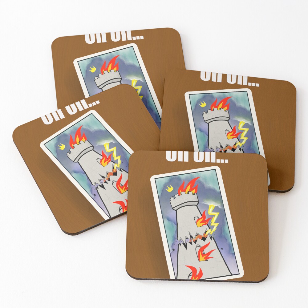Item preview, Coasters (Set of 4) designed and sold by Battybatty.