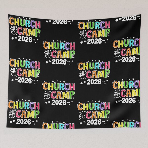 Item preview, Church Camp 2026 Matching Summer Family Camping Trip designed and sold by PixlCrypt.