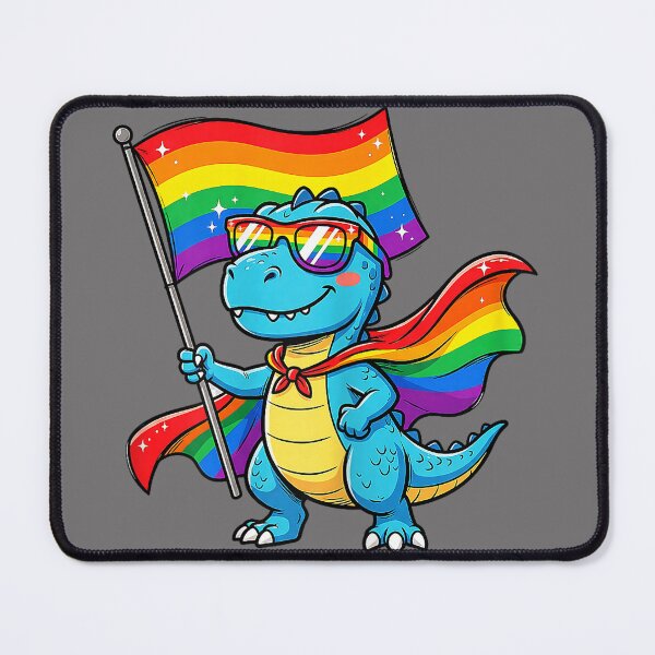 Item preview, Funny Dino Pride Shirt Rainbow Gay Pride Gift Tee designed and sold by KristineLi.