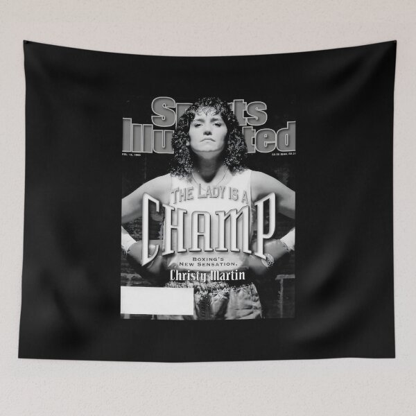 Item preview, Christy Martin Boxing, The Lady Is A Champ Vintage Boxing Graphic designed and sold by eliasmariano.