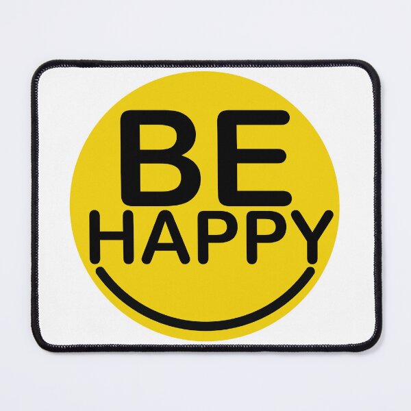 Item preview, Be Happy Smiley Face Yellow Bold Type T-Shirt Hats designed and sold by Rolographics1.