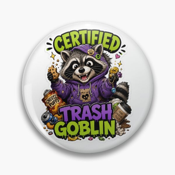 Item preview, Certified Trash Goblin Raccoon designed and sold by Vitalka-uk.