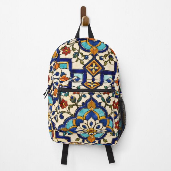 Item preview, Talavera Stained Glass Floral Tile designed and sold by Dresut.