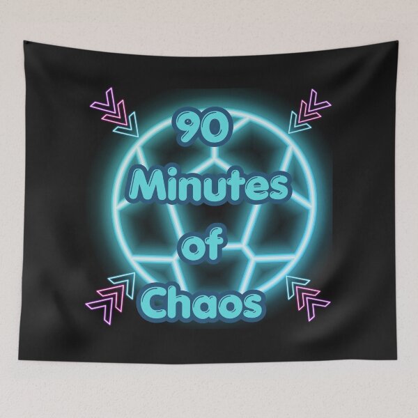 Item preview, 90 Minutes of Chaos – Funny Football Fan Design designed and sold by MariMarArt.