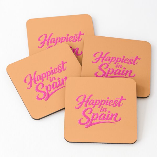 Aperçu de l'œuvre HAPPIEST IN SPAIN créée et vendue par NomadicNatureCo.