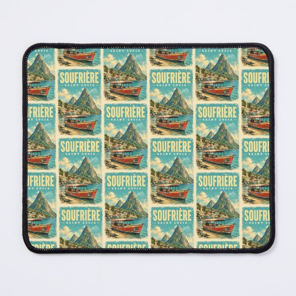 Item preview, Soufrière Saint Lucia West Coast Classic Vintage Style designed and sold by scicilysimonee.