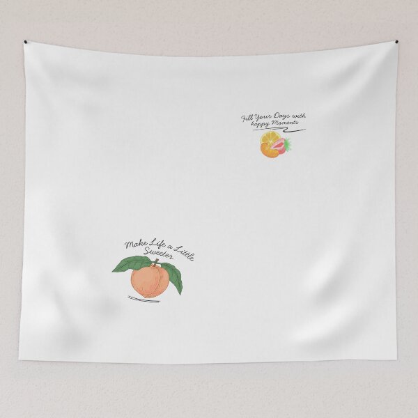 Item preview, Fill Your Days with Happy Moments Fruit Aesthetic designed and sold by KaBaRen.