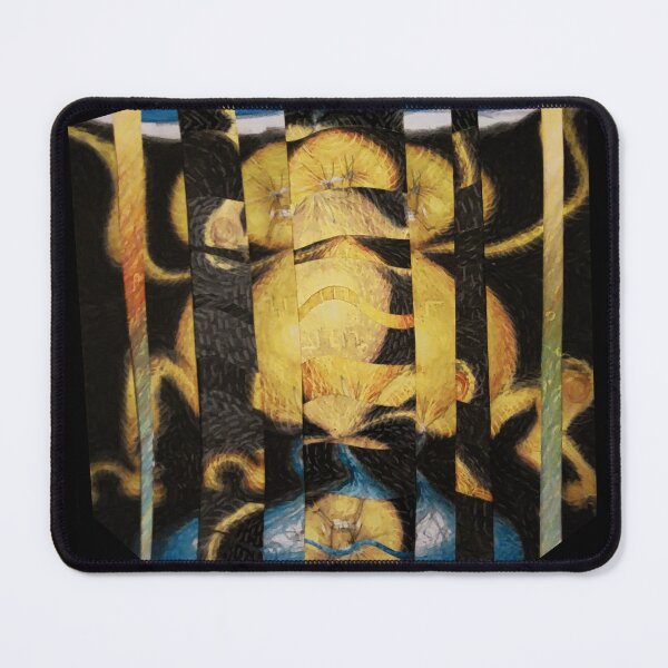 Item preview, Yellow Oppressed - Dark Surrealism Abstract Art Print IV designed and sold by MAMA LXXVIII: Art by Marsailhe Milward.