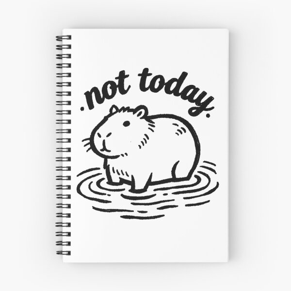 Item preview, capybara in water  designed and sold by SugarCore.