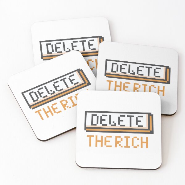 Item preview, DELETE THE RICH designed and sold by Andy Galaxy.