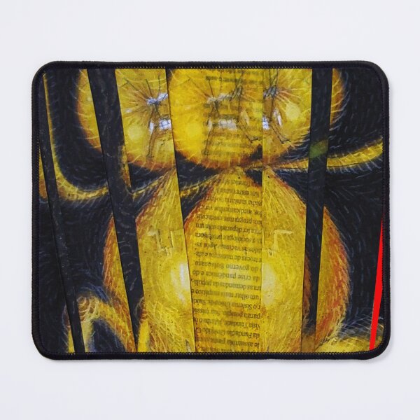 Item preview, Yellow Oppressed- Dark Surrealism Abstract Art Print designed and sold by MAMA LXXVIII: Art by Marsailhe Milward.