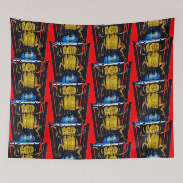 Item preview, Yellow Oppressed- Dark Surrealism Abstract Art Print  designed and sold by MAMA LXXVIII: Art by Marsailhe Milward.