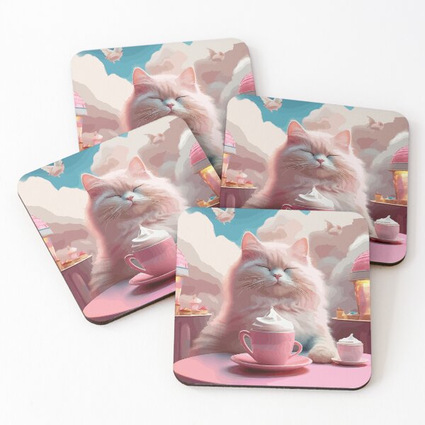 Item preview, Serenity at the Cloud Cat Café designed and sold by bb-15artstudio.
