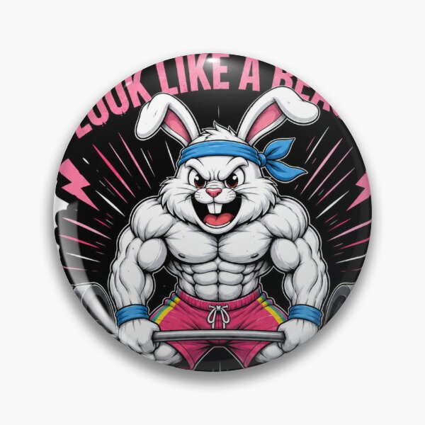 Item preview, Train Like A Beast Look Like A Beauty Gym Bunny Art designed and sold by Digistore1221.