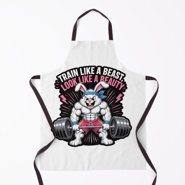 Item preview, Train Like A Beast Look Like A Beauty Gym Bunny Art designed and sold by Digistore1221.