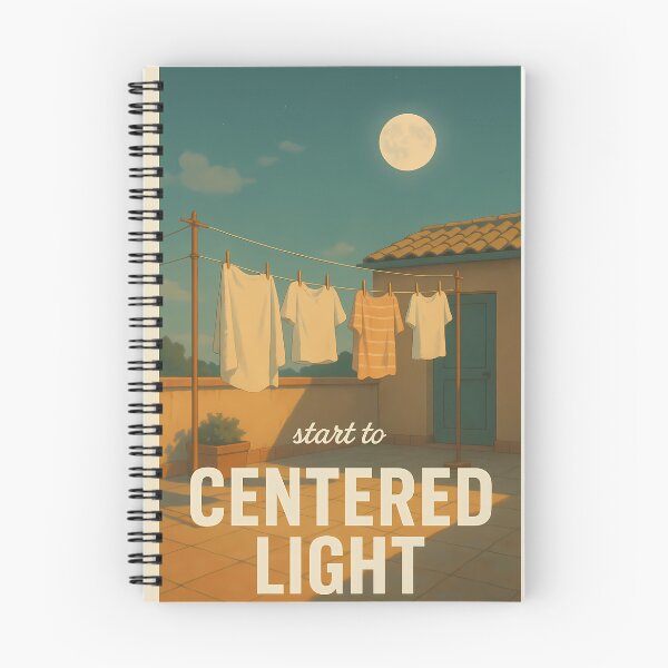 Item preview, Start to Centered Light | Modern Minimal Typography Wall Art | Inspirational Affirmation Quote Print | Positive Clarity Contemporary Decor designed and sold by PaintedPixels01.